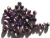 50 4mm Round Amethyst Fiber Optic